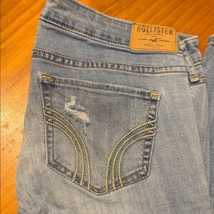 Hollister Women's Light Blue Denim Jeans